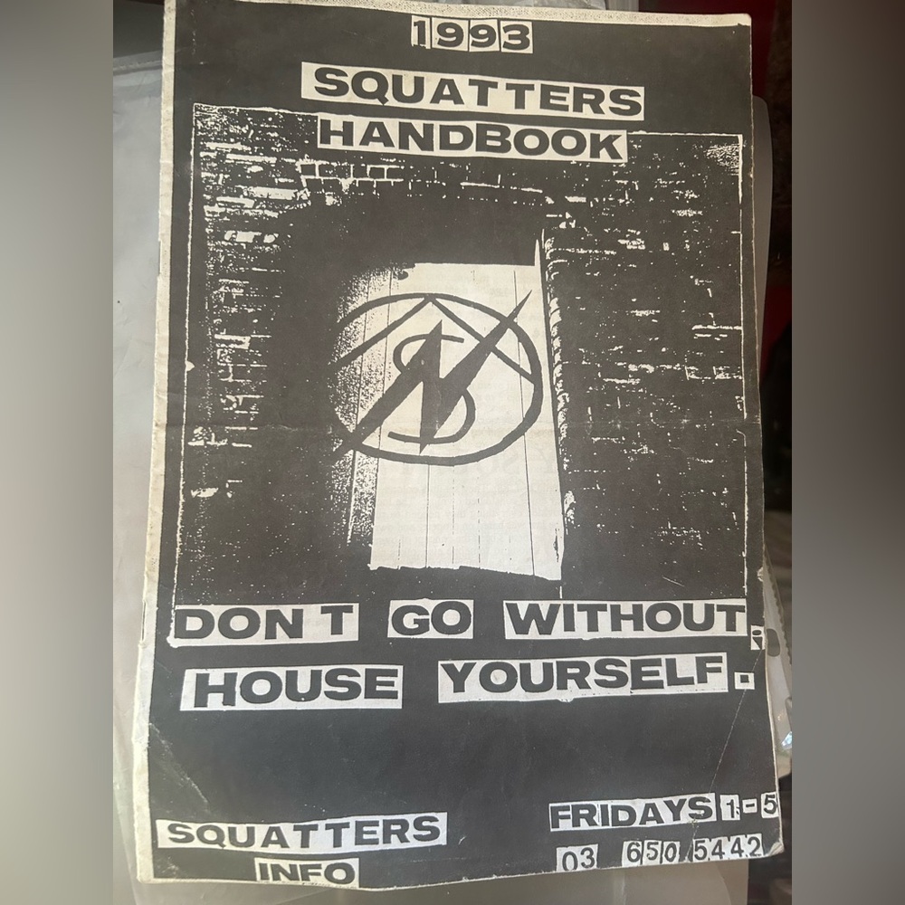 1993 squatters handbook rights punk anarchy zine booklet VERY RARE AUSTRALIAN